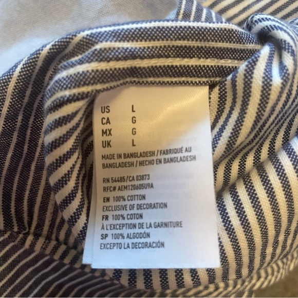 American Eagle Outfitters Mens Classic Fit Button Up Shirt - Size Large - Picture 8 of 9